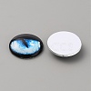 Glass Cabochons GLAA-WH0033-75H-08-2