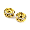 Brass Rhinestone Beads RB-F035-04G-2