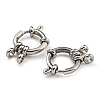 Non-Tarnish 304 Stainless Steel Spring Ring Clasps STAS-G190-17P-D-2