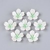 Flower Acrylic Bead Caps SACR-T017-51D-1