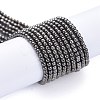 Electroplate Glass Beads Strands EGLA-K014-A-FP02-2