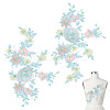 2Pcs Lace Embroidery Sewing Fiber DIY-ME0001-42B-1