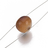 Iron Big Eye Beading Needles TOOL-N006-03-5