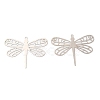 Long-Lasting Plated Brass Filigree Pendants KK-K336-34P-1