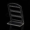 Organic Glass Earring Display Racks X-EDIS-N001-02B-7