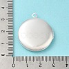Rack Plating Brass Locket Pendants KK-K277-06S-4