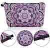 6Pcs 6 Colors Polyester Tarp Zip Cosmetic Pouches ABAG-SZ0001-25-3