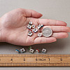 Brass Rhinestone Spacer Beads RB-TA0001-06-6