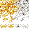 100Pcs 2 Colors Alloy Connector Charms FIND-FH0011-76-1
