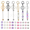 DIY Beadable Keychain Making Kit DIY-TA0006-48-1