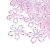 Plated UV Acrylic Beads LS-TACR-S161-04B-1