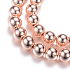 Electroplate Non-magnetic Synthetic Hematite Bead Strands X-G-Q466-2mm-03-1