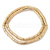 Electroplated Non-magnetic Synthetic Hematite Beads Strands X-G-E597-01-2