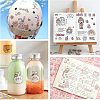 Glitter Self Adhesive Waterproof Hot Stamping Stickers DIY-PH0001-95-6