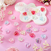 35Pcs UV Plating Iridescent Acrylic Beads OACR-TA0004-20-5
