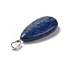 Natural Dyed Lapis Lazuli Pendants G-P474-01P-05-1-3