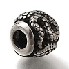 304 Stainless Steel European Beads STAS-D191-08A-AS-2