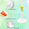 12Pcs Two-tone Plastic Golf Double Tees AJEW-CA0001-62-3