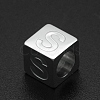 Non-Tarnish 201 Stainless Steel European Beads STAS-N090-LA062-S-1
