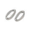 304 Stainless Steel Oval Linking Rings STAS-L300-010A-P-2