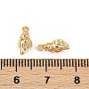 Ocean Theme Brass Micro Pave Cubic Zirconia Charms KK-F902-08O-G-3