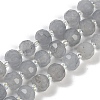 Natural Grey Agate Beads Strands G-H057-A11-01-2