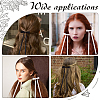 Big Bowknot Polyester Alligator Hair Clips AJEW-CP0008-39B-6