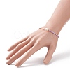 5Pcs 5 Colors Natural Pearl & Glass Seed Braided Bead Bracelets Set for Women BJEW-JB08888-3