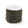 Brass Enamel Curb Chains CHC-C003-13G-03-3