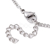 Tarnish Resistant 304 Stainless Steel Macrame Pouch Empty Stone Holder for Pendant Necklaces Making NJEW-JN04416-4