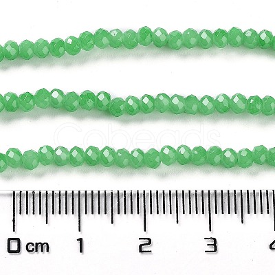 Baking Paint Imitation Jade Glass Bead Strands DGLA-A034-J2MM-A10-1