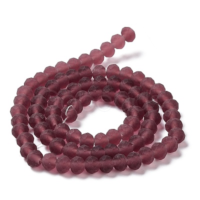 Transparent Glass Beads Strands EGLA-A034-T6mm-MD13-1