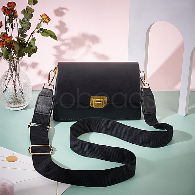 Cotton Adjustable Webbing Bag Straps PURS-WH0005-72LG-02-1