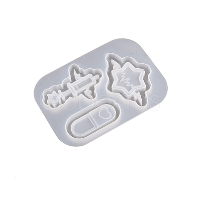 DIY Medical Theme & Demon Wing Quicksand Pendant Silicone Molds SIMO-PW0013-02A-1