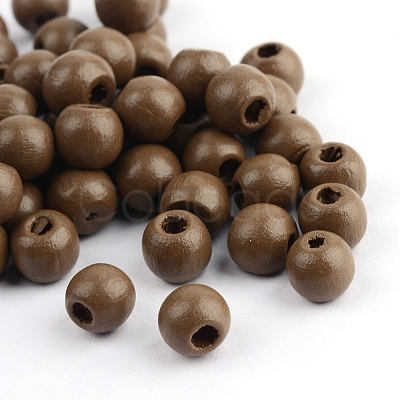 Natural Wood Beads WOOD-S662-9x10mm-A04-1
