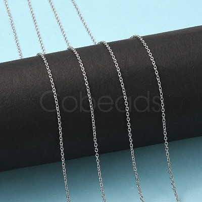 Tarnish Resistant 304 Stainless Steel Cable Chains CHS-R008-22-1