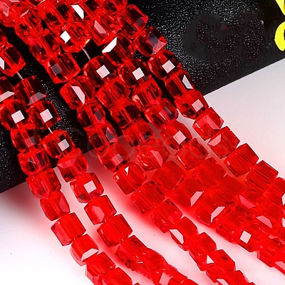 Transparents Glass Beads GLAA-WH0032-25B-09-1