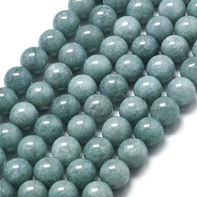 Natural Malaysia Jade Beads Strands G-L645-A01-8mm-12-1