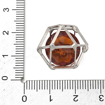 Brass & Glass Pendants KK-CBA74BF-04P-05-1