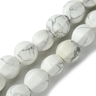 Natural Howlite Beads Strands G-H023-A16-01-1