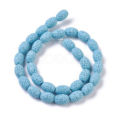 Natural Lava Rock Beads Strands G-F643-A-M-1