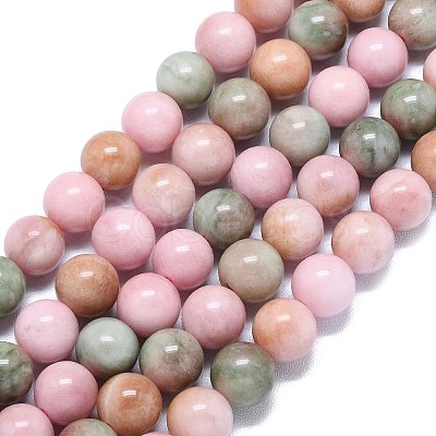 Natural Malaysia Jade Beads Strands G-B165-C06-10mm-1