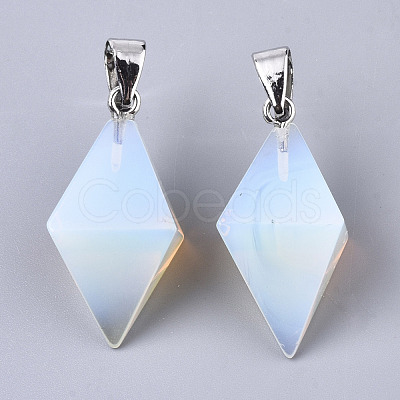 Opalite Double Terminated Pointed Pendants G-S359-093D-1