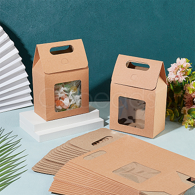 Kraft Paper Gift Box CON-WH0087-90A-1