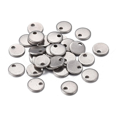 Non-Tarnish 201 Stainless Steel Charms STAS-F255-043P-6mm-1