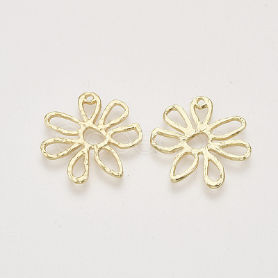 Alloy Open Back Bezel Pendants PALLOY-S121-205A-1