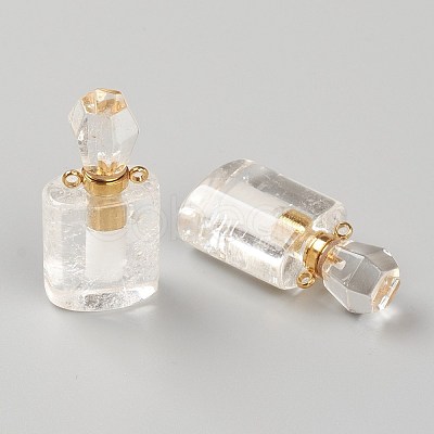 Natural Quartz Crystal Pendants G-H252-E07-1