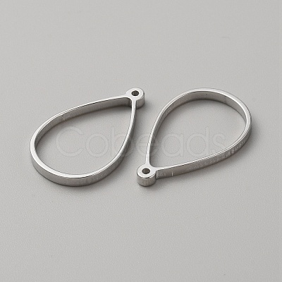 304 Stainless Steel Open Back Bezel Pendants FIND-WH0152-123G-1