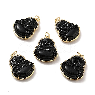 Natural Dyed Jade Pendants KK-C242-06G-01-1