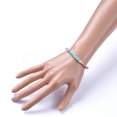 Kids Stretch Bracelets BJEW-JB05194-01-1